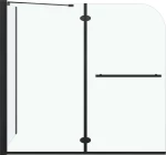 vidaXL 147190 Καμπίνα Μπανιέρας 120x68x130cm Μαύρη