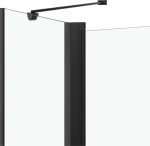 vidaXL 147190 Καμπίνα Μπανιέρας 120x68x130cm Μαύρη