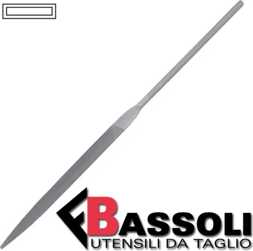 Bassoli Λίμα Πλακέ Αργυροχρυσοχοΐας 160mm 57MD160/2