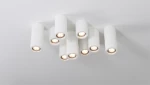 VK Lighting VK/09039/12 Μονό Σποτ με Ντουί GU10 σε Λευκό Χρώμα