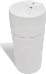 vidaXL 141942 Νιπτήρας Δαπέδου Πορσελάνης 40x41.5cm Λευκός