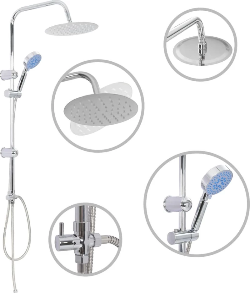 vidaXL Στήλη Ντουζ 145056