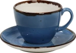 Espiel Terra Φλυτζάνι Cappuccino από Πορσελάνη Blue 220ml