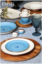 Espiel Terra Φλυτζάνι Cappuccino από Πορσελάνη Blue 220ml
