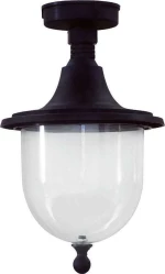 Heronia Εξωτερικό Φωτιστικό Οροφής LP-810CE Μαύρο 11-0149