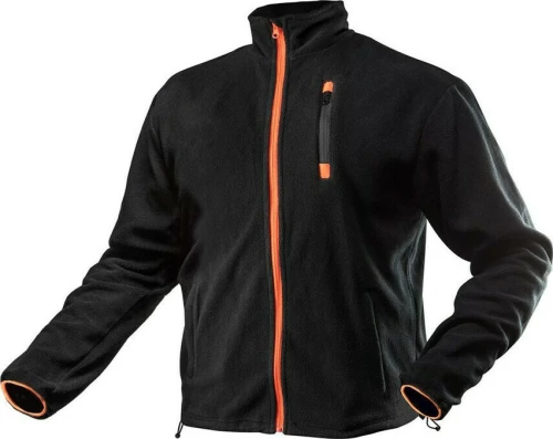 Neo Tools Ζακέτα Fleece Μαύρη
