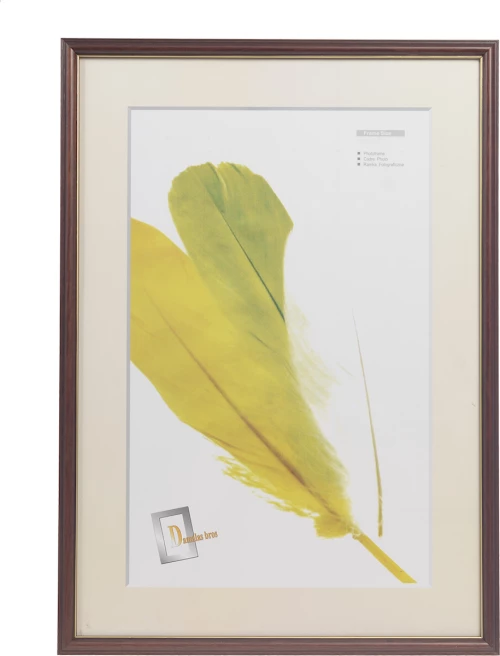 Κορνίζα ξύλινη σε καστανό χρώμα για φωτογραφίες μεγέθους 35x50 SM1024BURG