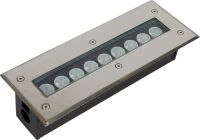 VK Lighting Στεγανό Εξωτερικό Φωτιστικό Δαπέδου VK/02014R/W/30 Γκρι 63158-164736