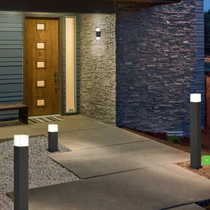 Trio Lighting Εξωτερικό Φωτιστικό Δαπέδου Hudson Μαύρο 420060142