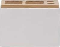 Sealskin Grace 361910310 Θήκη για Οδοντόβουρτσες Επιτραπέζια Μπαμπού Λευκή