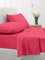 Sunshine Σετ Μαξιλαροθήκες Cotton Feelings 50x70 112 Fuchsia