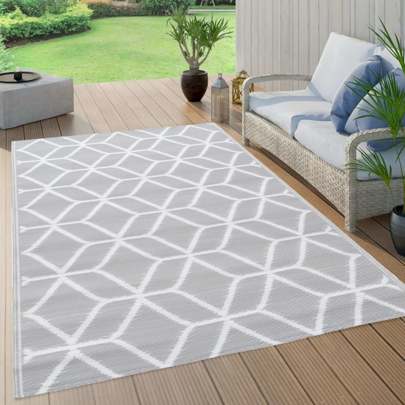 vidaXL Χαλί Γκρι 120x180cm