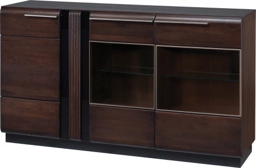 Βιτρίνα Σαλονιού Morty Wenge 180x42x90cm