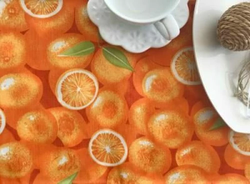 Silk Fashion Τραπεζομάντηλο Αλέκιαστο 170x220 418 Πορτοκαλί