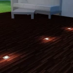 vidaXL Εξωτερικό Φωτιστικό Δαπέδου Ασημί 42413