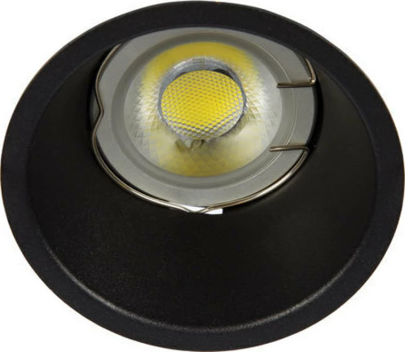 VK Lighting Μεταλλικό Σποτ Χωνευτό GU10 VK/03012G/B 8.3x8.3cm Μαύρο