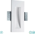 Viokef LED Γύψινο Σποτ Χωνευτό Aster 1W 3000K 75lm 11x25cm Λευκό
