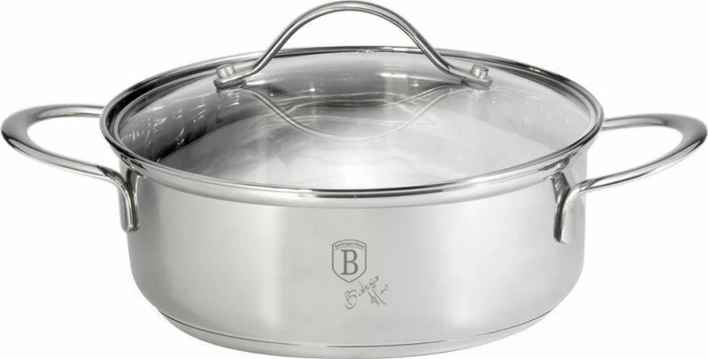 Berlinger Haus Silver Jewellery Collection Ανοξείδωτη Ρηχή Κατσαρόλα 7lt / 28cm