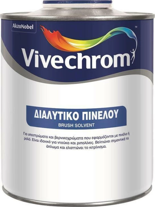 Vivechrom Διαλυτικό 4lt Διάφανο Πινέλου