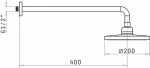 Pyramis 090926301 Κεφαλή Ντουζ με Βραχίονα