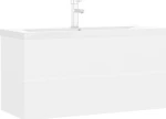 vidaXL 3071648 Πάγκος με Νιπτήρα 90x38.5x45cm Λευκός