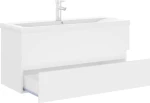 vidaXL 3071657 Ντουλάπι Μπάνιου 100x38.5x45cm Λευκό