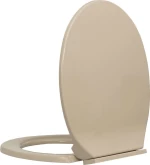 vidaXL 145820 Καπάκι Λεκάνης Soft Close Πλαστικό 46x34cm Μπεζ