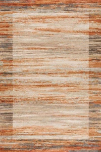 Carpet Couture Χαλί Laguna Border Orange 160x230cm