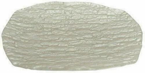 Espiel Ramos Πιάτο Γλυκού Γυάλινο Λευκό 12x11cm