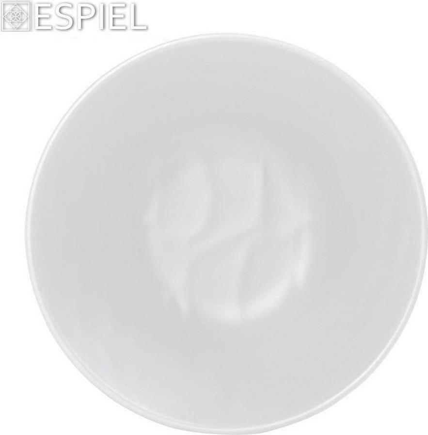 Espiel Wavy Matte Σαλατιέρα Μελαμίνης White 15x15cm