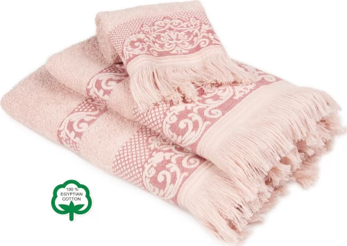 Dimcol Σετ Πετσέτες 3τμχ Ίσιδα 02 Ροζ