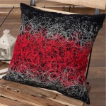 Silk Fashion Διακοσμητική Μαξιλαροθήκη 45x45 Mk12 Κόκκινο