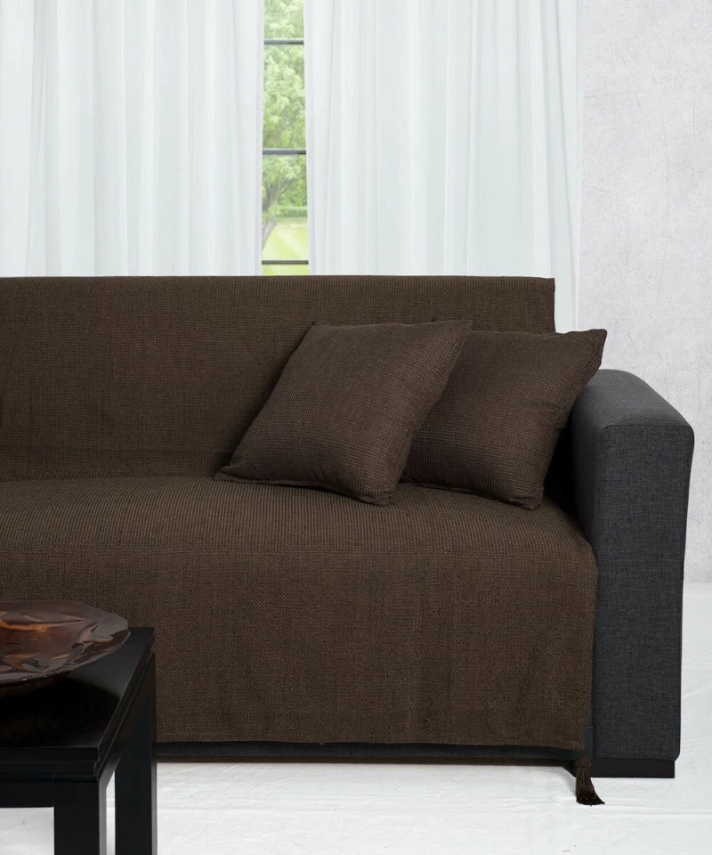 Silk Fashion Διακοσμητική Μαξιλαροθήκη 45x45 9925 Καφέ