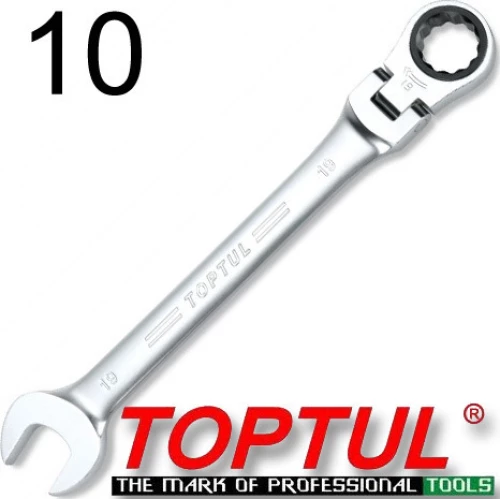 Toptul AOAH1010 Γερμανοπολύγωνο καστάνιας σπαστό 10mm