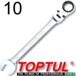 Toptul AOAH1010 Γερμανοπολύγωνο καστάνιας σπαστό 10mm