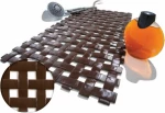 Πατάκι Αντιολισθητικό Plexo 00265.012 Brown 36Χ72 36X72Cm Pvc