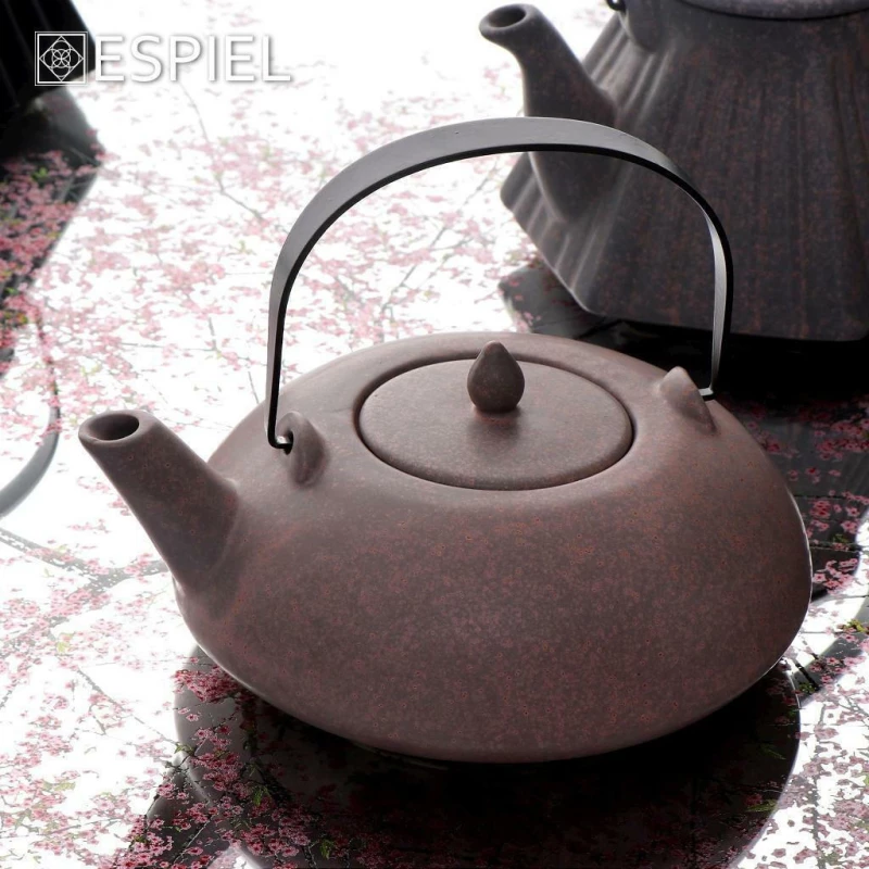 Espiel Τσαγιέρα Κεραμική Μπεζ 700ml