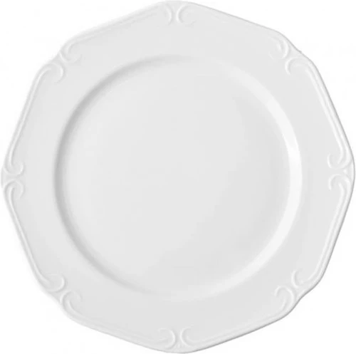 Espiel Classy Πιάτο Γλυκού από Πορσελάνη Λευκό με Διάμετρο 20cm 6τμχ