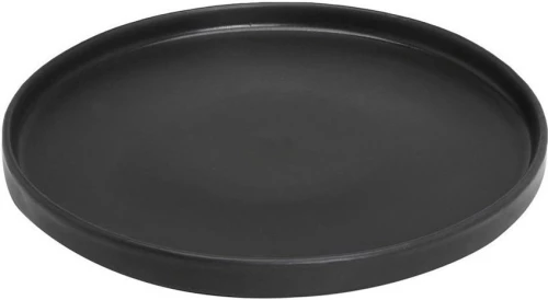 Espiel Step Πιάτο Γλυκού από Πορσελάνη Μαύρο Ματ με Διάμετρο 21cm 6τμχ