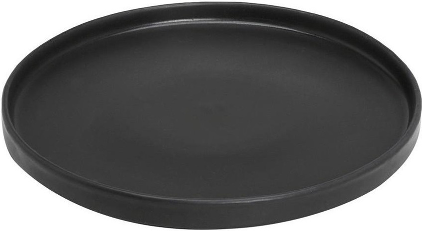 Espiel Step Πιάτο Γλυκού από Πορσελάνη Μαύρο Ματ με Διάμετρο 21cm 6τμχ