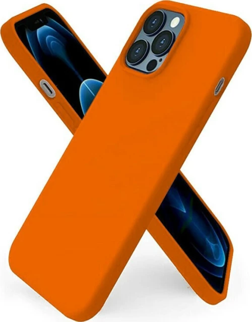 Θήκη Silky And Soft για iPhone 12 Pro Max - Πορτοκαλί