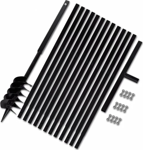 vidaXL Γεωτρύπανο με Χερούλι 120 mm και Σωλήνα Προέκτασης 13 m Ατσάλινο