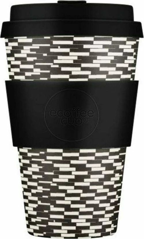 Ecoffee Cup Max Planck Κούπα Με Καπάκι Μπαμπού Μαύρη 400ml