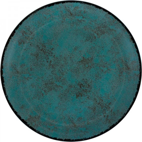 Oriana Ferelli Teal Πιάτο Ρηχό Κεραμικό Teal με Διάμετρο 27cm 6τμχ