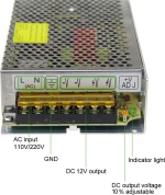 Τροφοδοτικό 12V 120W 10A.