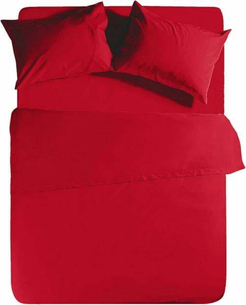 Nef-Nef Σεντόνι Υπέρδιπλο με Λάστιχο 160x200x30 Basic 1173 Red
