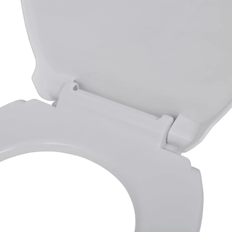vidaXL 141762 Καπάκι Λεκάνης Soft Close Πλαστικό 46x34cm Λευκό