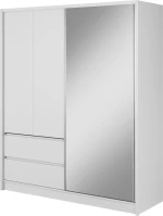 Ντουλάπα Portal Τρίφυλλη με Καθρέφτη 180x62x214cm