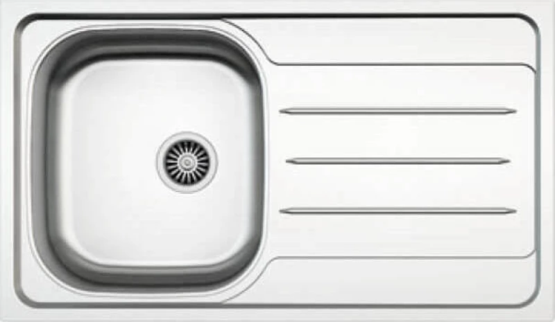 Excel 720CMAS89 Ένθετος Νεροχύτης 86x50cm Inox Σατινέ