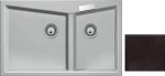 Macart Harmony Ένθετος Νεροχύτης 80x50cm Marone